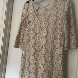 A lace top